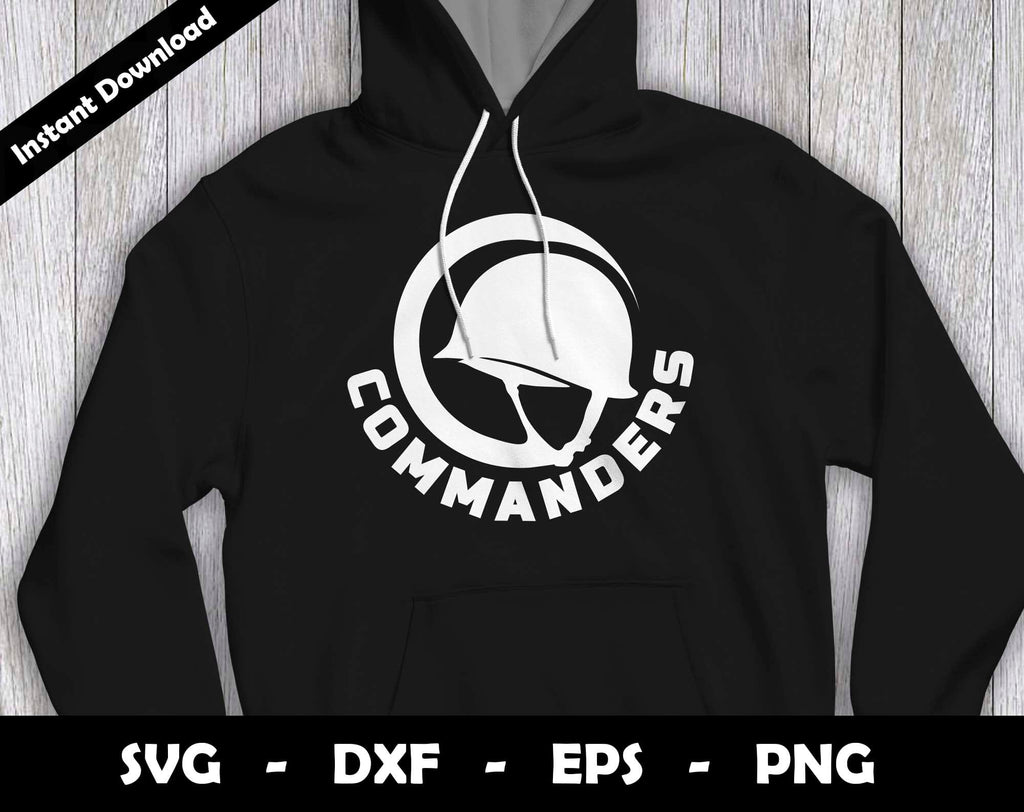 Commanders SVG Cut File, Commanders logo SVG Design, Commanders ...