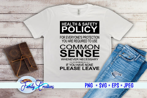 Common Sense Policy SVG Family Creations 