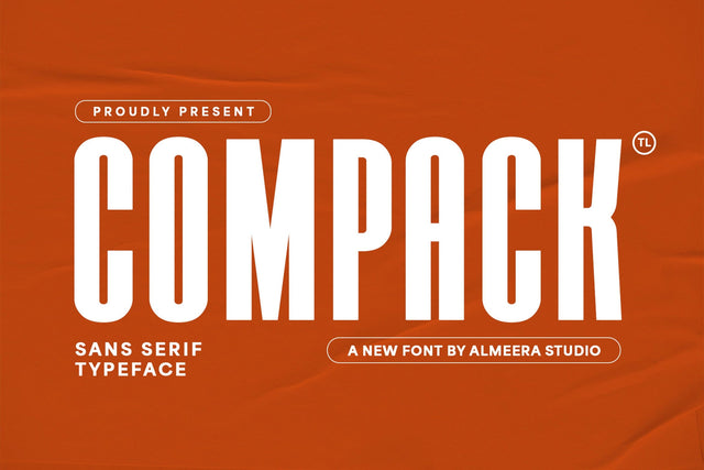 Compack - Bold & Modern Sans Font studioalmeera 