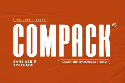 Compack - Bold & Modern Sans Font studioalmeera 