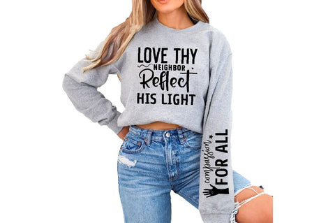 Compassion for All Sleeve SVG Design, Christian Sleeve SVG, Faith SVG Design, Jesus Sleeve SVG SVG Regulrcrative 