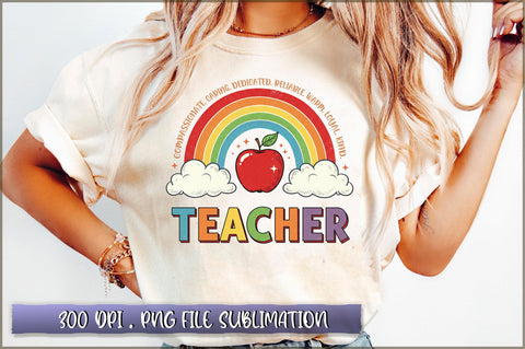 Compassionate. caring. dedicated. reliable. warm. loyal. kind. teacher sublimation Sublimation Shetara Begum 