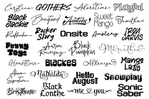 COMPLETE FONTBUNDLE Font Afandi Studio 