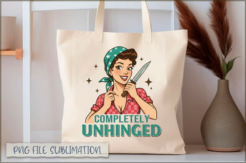 Completely unhinged Tote bag Sublimation Shetara Begum 