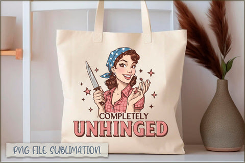 Completely unhinged Tote bag Sublimation Shetara Begum 