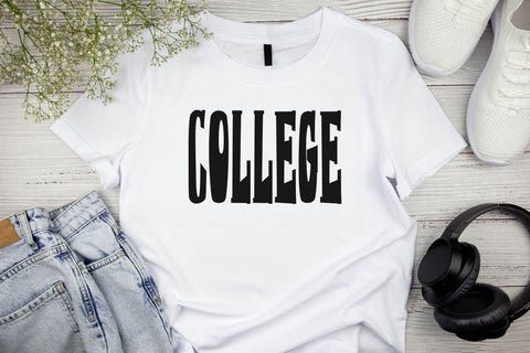 Condense College Font Dm Letter Studio 