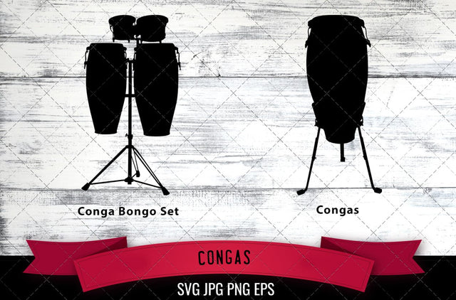 Congas SVG, Musical Instrument SVG SVG Loveleen Kaur 