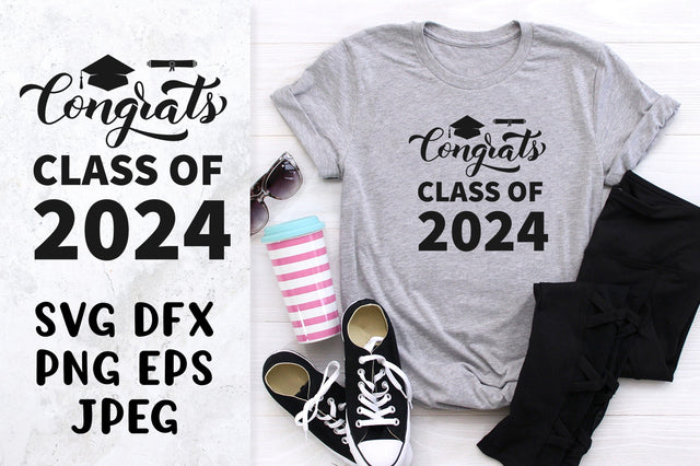 Congrats Class of 2024. Graduation SVG. Graduate 2024 SVG LaBelezoka 
