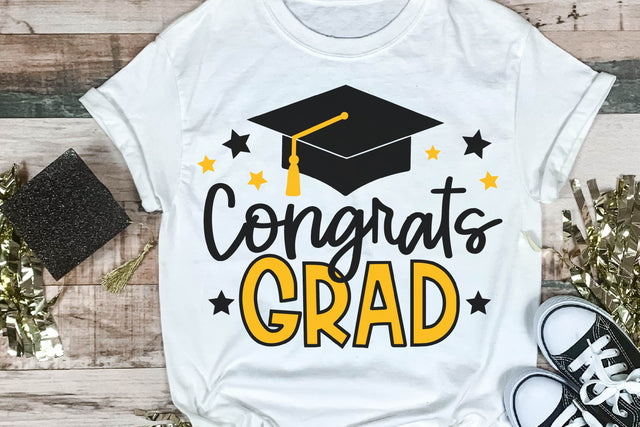 Congrats Grad SVG | Graduation Cap SVG Silhouette School Blog Design Shop 