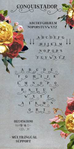 Conquistador Serif Font Font Beck McCormick 