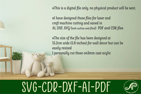 Construction scene cake topper SVG laser cut SVG APInspireddesigns 