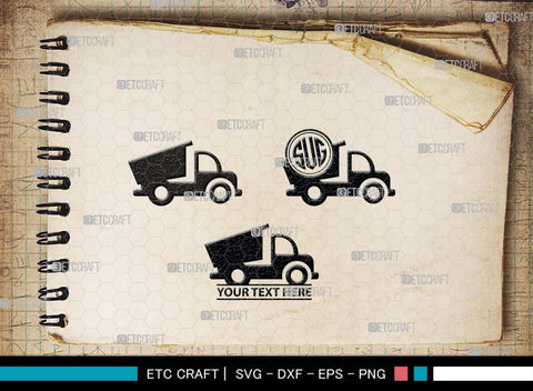 Construction Truck SVG Cut Files, Dump Truck Silhouette, Backhoe Svg, Newton Svg, Truck Svg, Excavator Svg, Crane Svg, Construction Bundle, SVG ETC Craft 