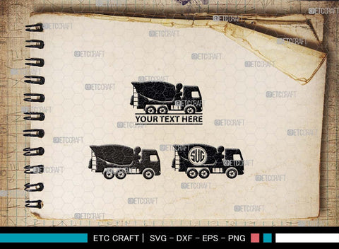 Construction Truck SVG Cut Files, Dump Truck Silhouette, Backhoe Svg, Newton Svg, Truck Svg, Excavator Svg, Crane Svg, Construction Bundle, SVG ETC Craft 