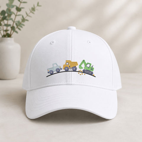 Construction Trucks Machine Embroidery Design – Dump Truck Excavator Digger Embroidery File Embroidery/Applique DESIGNS PatternFeed8 