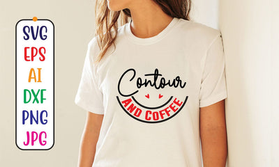 Contour And Coffee SVG Syaman 