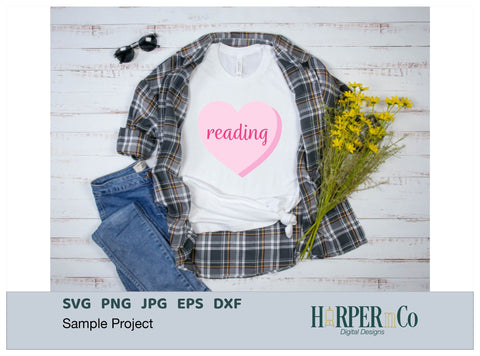 Conversation Heart SVG PNG Cut EPS File SVG HarperNCo 