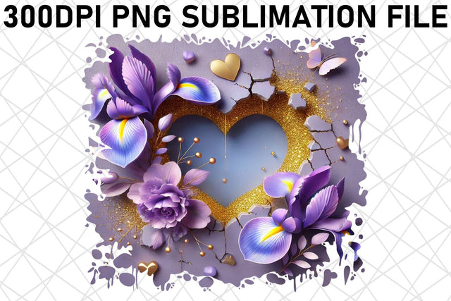 cook in style! , Beautiful PNG images for aprons, 3D Heart Sublimation afrosvg 