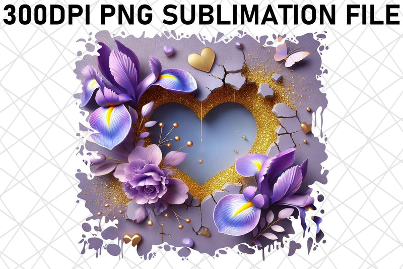 cook in style! , Beautiful PNG images for aprons, 3D Heart Sublimation afrosvg 