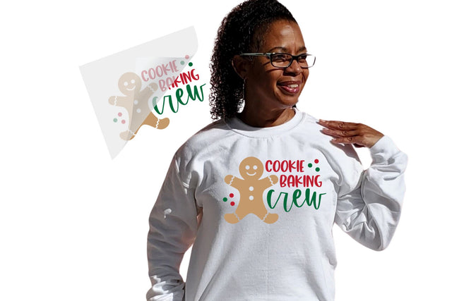 Cookie Baking Crew DTF Transfer Physical So Fontsy T-Shirt Iron-On Transfer Shop 4x4