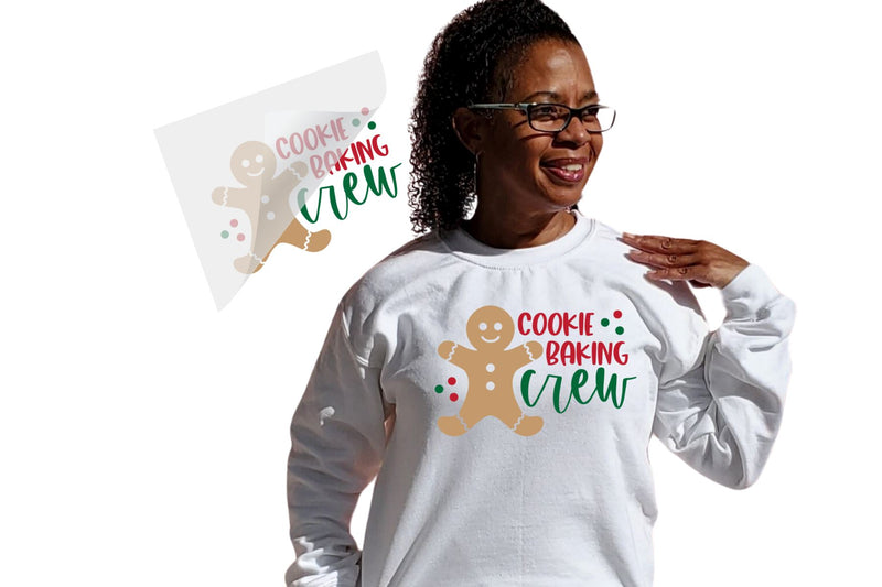 Cookie Baking Crew DTF Transfer Physical So Fontsy T-Shirt Iron-On Transfer Shop 4x4