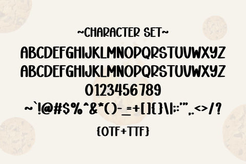 Cookie Baking Font Masyafi Studio 