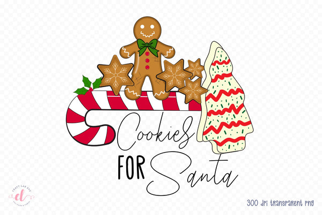 Cookies for Santa | Christmas Baking Sublimation Sublimation CraftLabSVG 