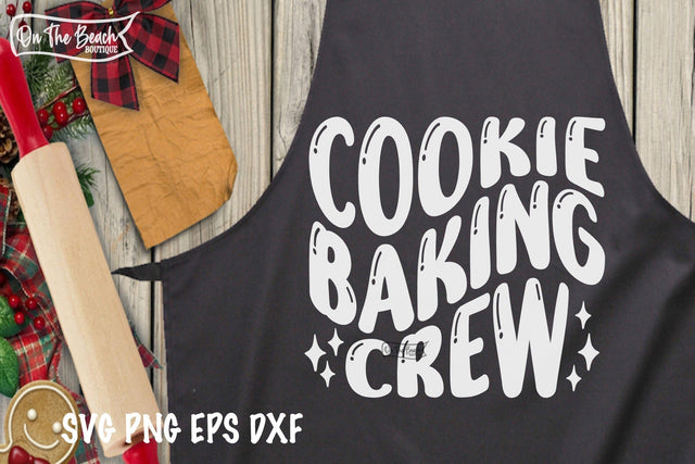 Cooking Baking Crew SVG PNG Retro Wave Christmas SVG SVG On the Beach Boutique 