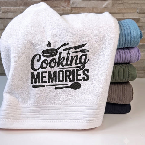 Cooking Memories Embroidery Design – Kitchen Utensils Chef Baking Machine Embroidery File Embroidery/Applique DESIGNS PatternFeed8 