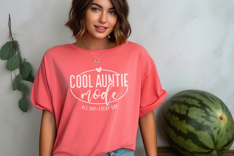 Cool Auntie Mode Svg Png Files, cool aunt club svg, Best Aunt Svg, Godmother Svg, Best Aunt Ever Svg SVG DesignDestine 