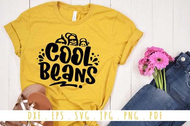 Cool Beans SVG | Funny and Sarcastic Quotes SVG Cut File SVG dapiyupi store 