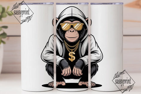 Cool Chimp 20oz Tumbler Wrap Sublimation sassyprint 