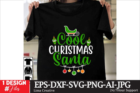 Cool Christmas Santa SVG Cut File SVG Insomnia Std 