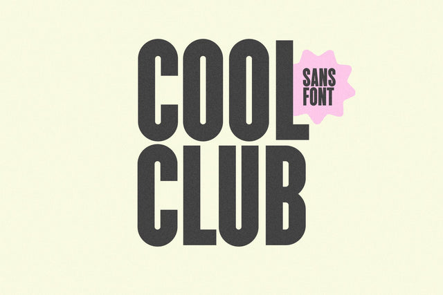 Cool Club - Tall Sans Font Font KA Designs 