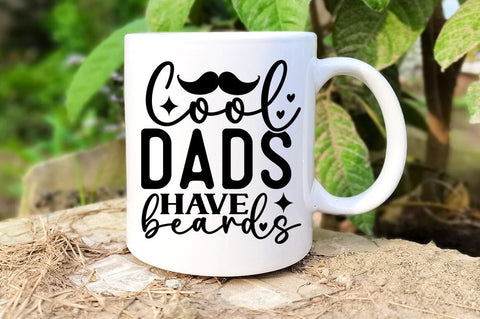 Cool dads have beards SVG Design SVG Designangry 