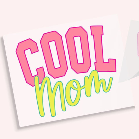 Cool Mom DTF Transfer Physical So Fontsy T-Shirt Iron-On Transfer Shop