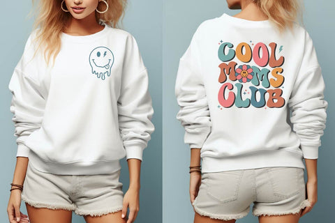 Cool Moms Club SVG, Retro Cool Moms Club SVG, Mom SVG, Baby Shower Gift, Mom Shirt Design SVG What A Gem SVG 