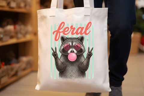Cool Raccoon Bubble Gum PNG Sublimation designartist 