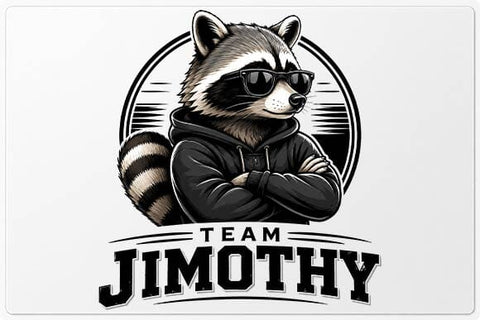 Cool Raccoon PNG Team Jimothy Mascot Sublimation Design SVG BillahCrafts 