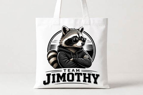 Cool Raccoon PNG Team Jimothy Mascot Sublimation Design SVG BillahCrafts 