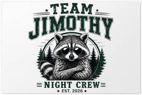 Cool Raccoon PNG Team Jimothy Night Crew Design SVG BillahCrafts 