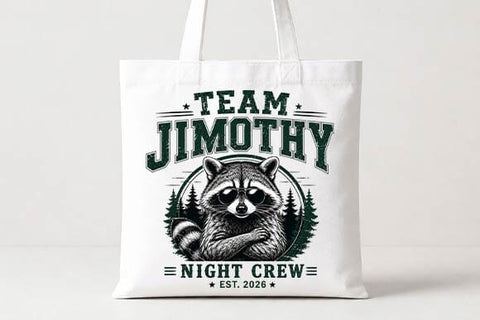 Cool Raccoon PNG Team Jimothy Night Crew Design SVG BillahCrafts 
