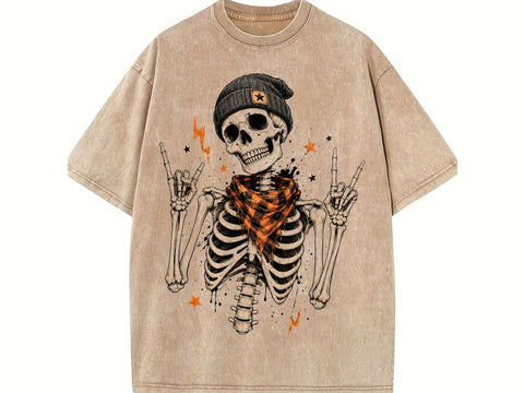 Cool Rocker Skeleton Halloween PNG SVG artprintfile 