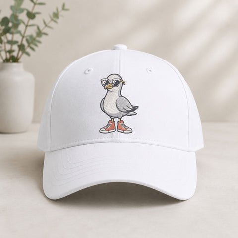 Cool Seagull with Sunglasses Machine Embroidery Design – Funny Beach Bird Embroidery File Embroidery/Applique DESIGNS PatternFeed8 