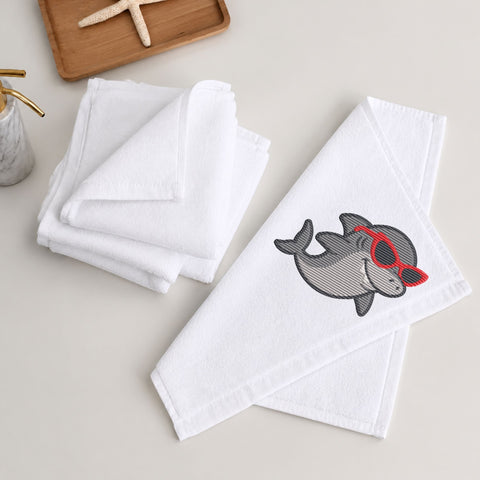Cool Shark Sunglasses Machine Embroidery Design – Cute Shark Embroidery File Embroidery/Applique DESIGNS PatternFeed8 