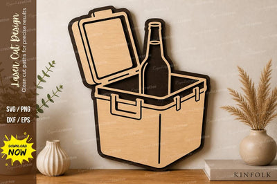 Cooler Box Beer laser Cut svg Cutting file SVG Regulrcrative 