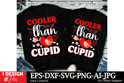Cooler Than Cupid T-shirt Design, Valentine's Day SVG Cut File,Valentine's Day T-shirt Design,Happy Valentine's Day ,Valentine's Day Sublimation,Valentine's Day Ttshirt Design Bundle SVG Insomnia Std 