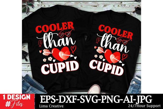 Cooler Than Cupid T-shirt Design, Valentine's Day SVG Cut File,Valentine's Day T-shirt Design,Happy Valentine's Day ,Valentine's Day Sublimation,Valentine's Day Ttshirt Design Bundle SVG Insomnia Std 