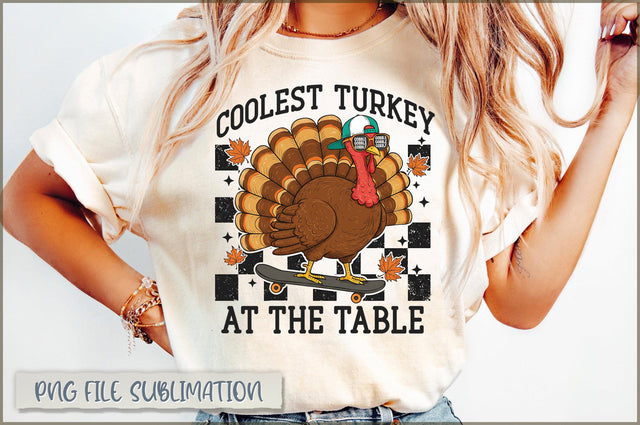 Coolest Turkey at the table Sublimation Sublimation Shetara Begum 