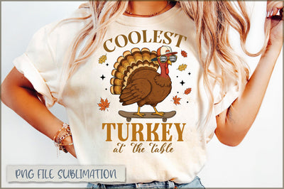Coolest Turkey at the table Sublimation Sublimation Shetara Begum 