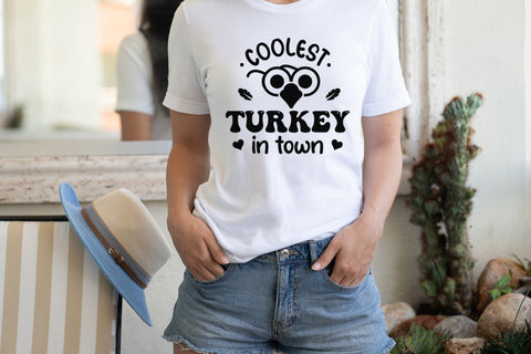 Coolest Turkey in Town SVG SVG CraftLabSVG 